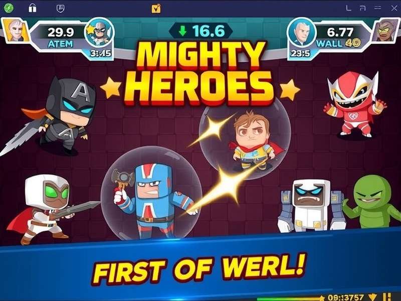 Exciting Gameplay of Idli Mighty Heroes Idli Mighty Heroes Gameplay Screenshot